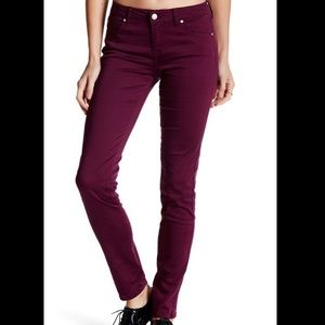 Celebrity Pink Skinny Maroon Pants
